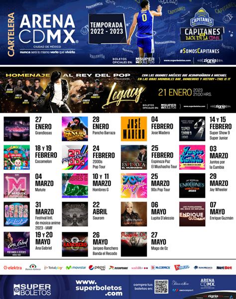 cartelera de arena cdmx